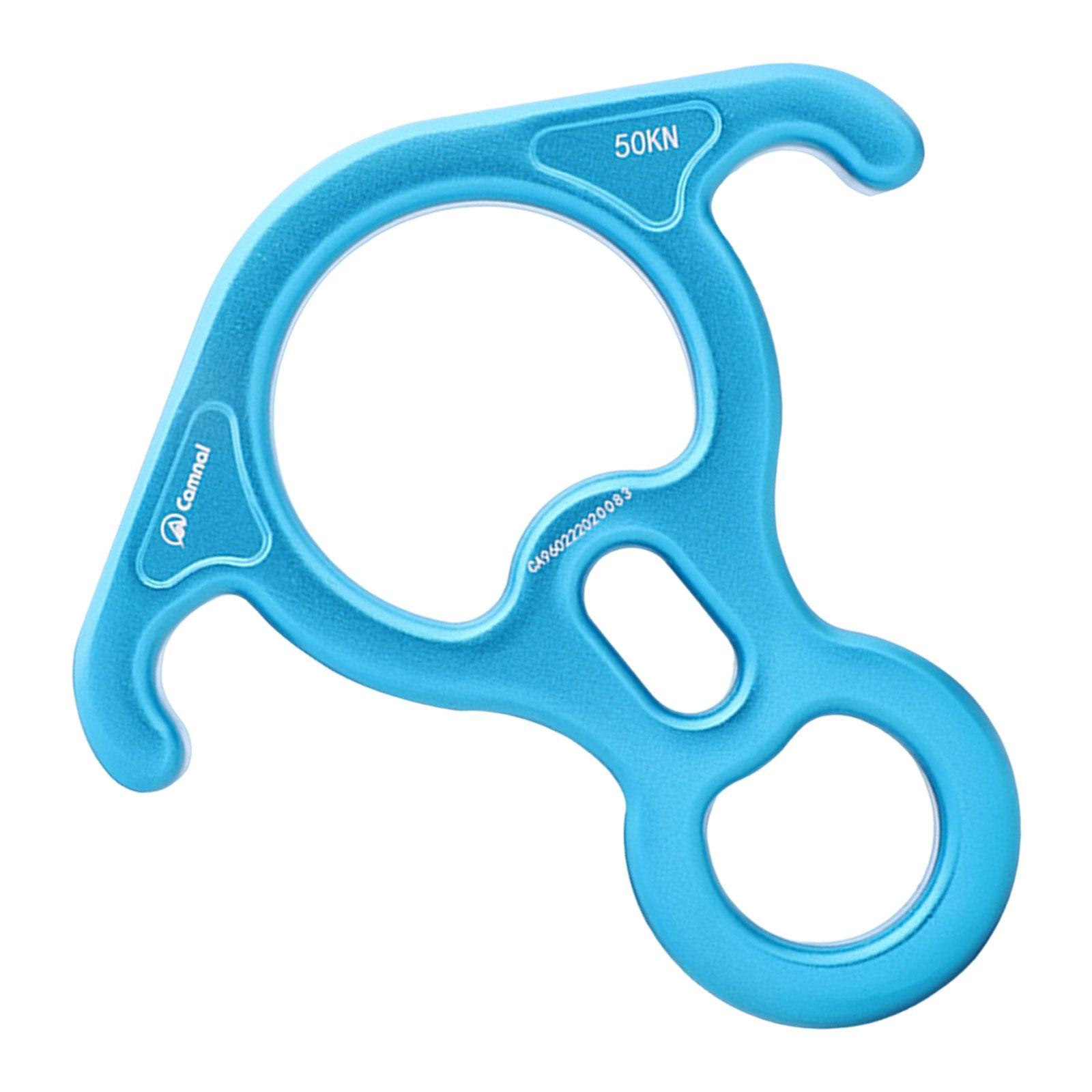 50kN Descender Aluminum Alloy Belay Device Downhill Equipment