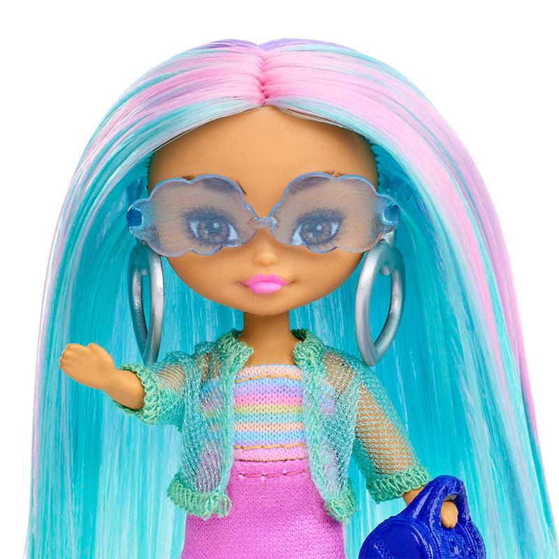 Đồ Chơi BARBIE Búp Bê Barbie Mini Mini Extra - Blue/Pink Hair HLN45/HLN44