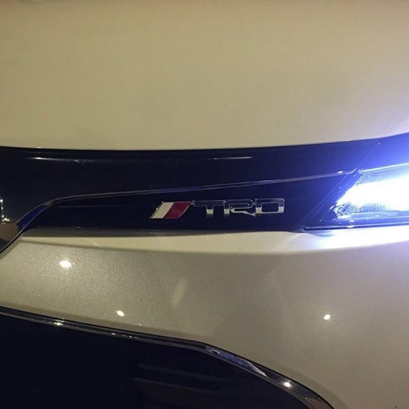 Miếng Dán Kim Loại In Chữ TRD Thời Trang Trang Trí Lưới Tản Nhiệt Xe Hơi
