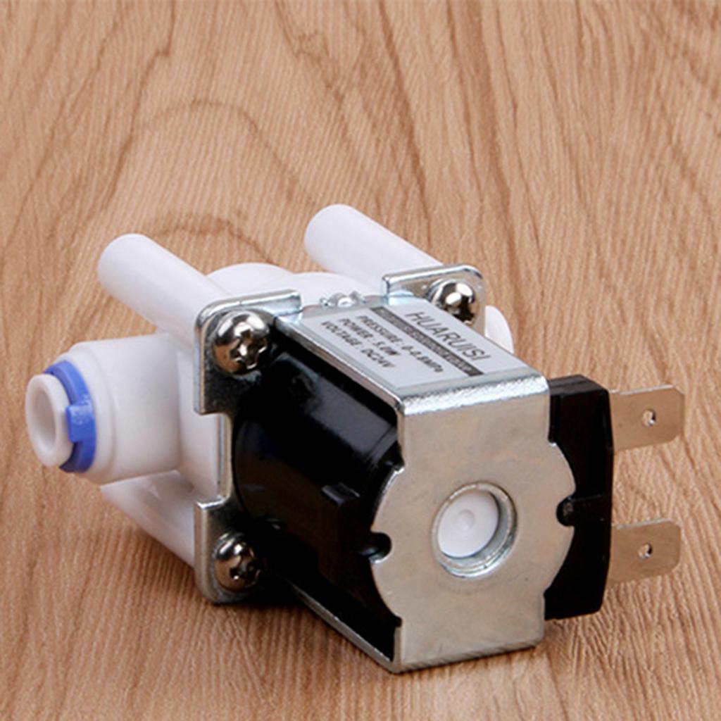 24V DC 1/4" Electric Solenoid Valve Purified Water Valve 0-0.8Mpa
