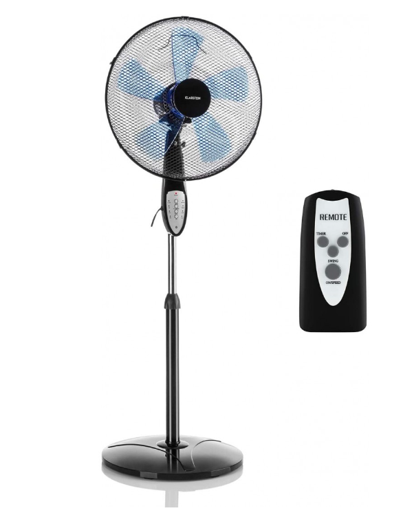 Quạt Cây Đứng KLARSTEIN SUMMERJAM, Quạt Điện, Quạt Máy, Có Điều Khiển, Không Gây Ồn, Nhập Đức