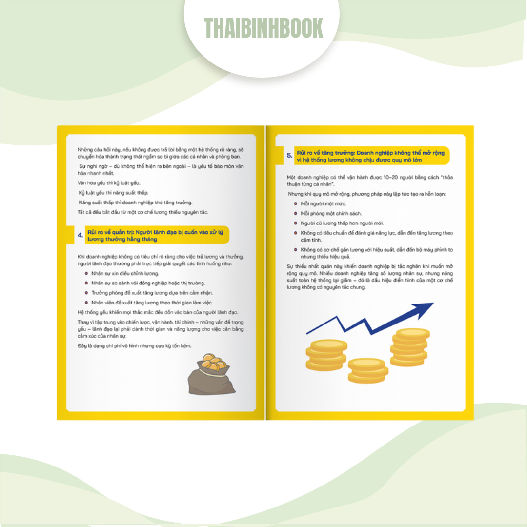 Sách doanh nhân : Hướng dẫn công thức trả lương + thưởng 3P