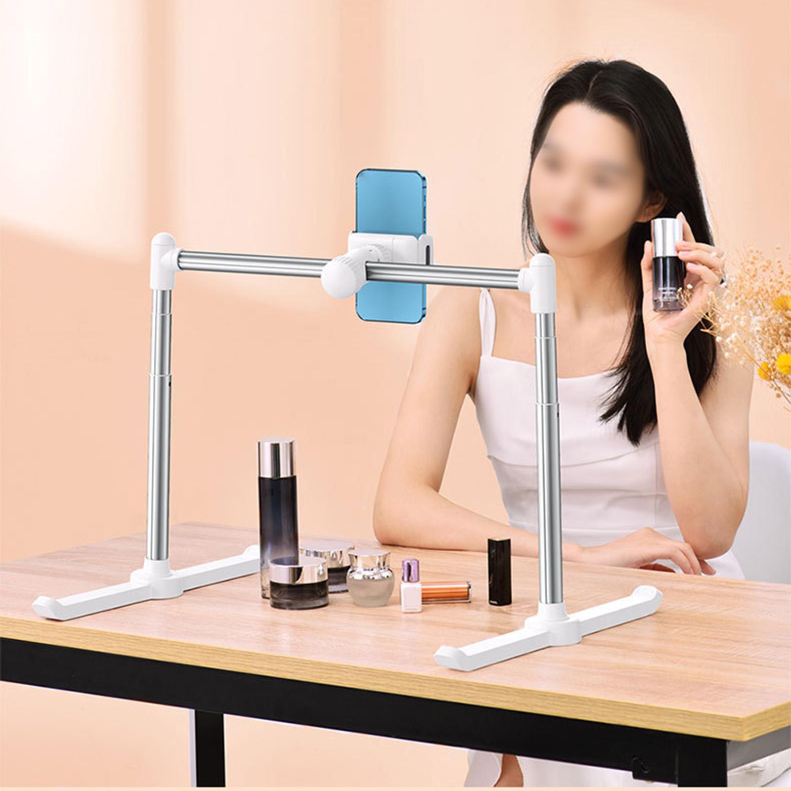 Cell Phone Holder for Bed Height Adjustable Universal for Office Bed Desktop