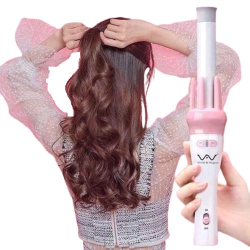 Máy uốn tóc xoăn bồng bềnh xoay tự động 360 độ