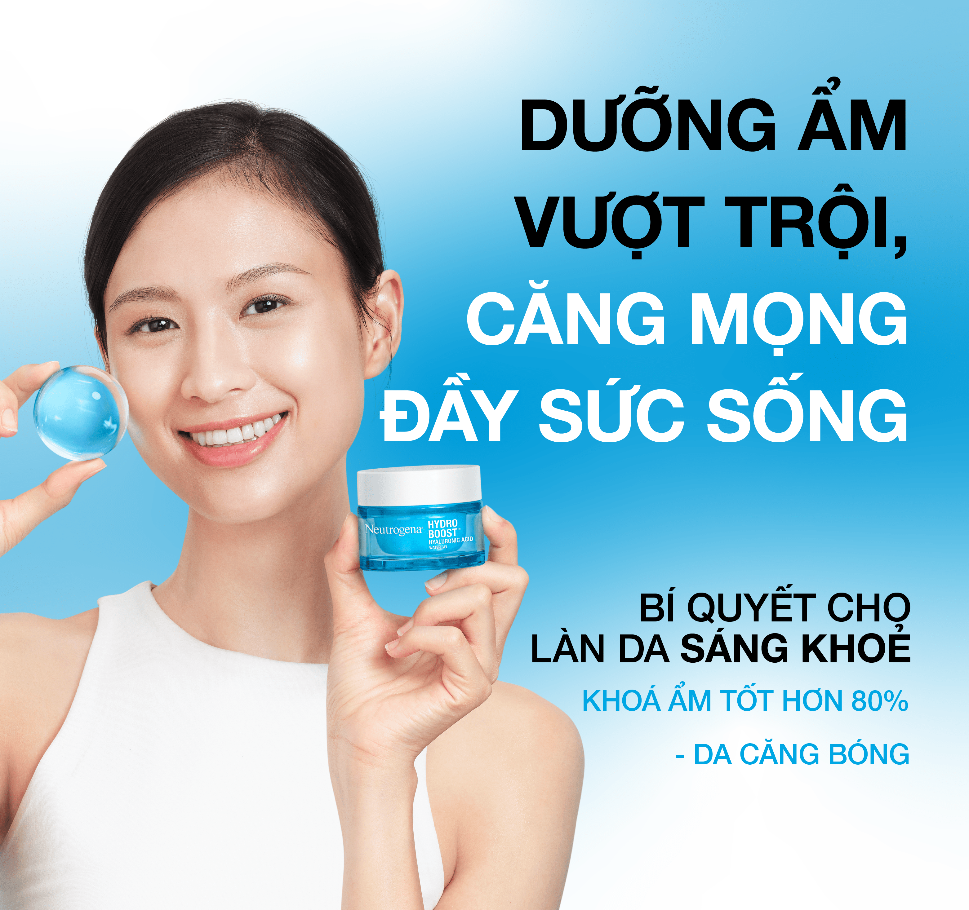 Kem dưỡng cấp ẩm Neutrogena Hydro Boost Hyaluronic Acid Water Gel 50G