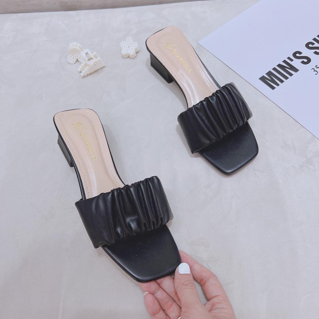 Min's Shoes - Giày guốc da mềm S348