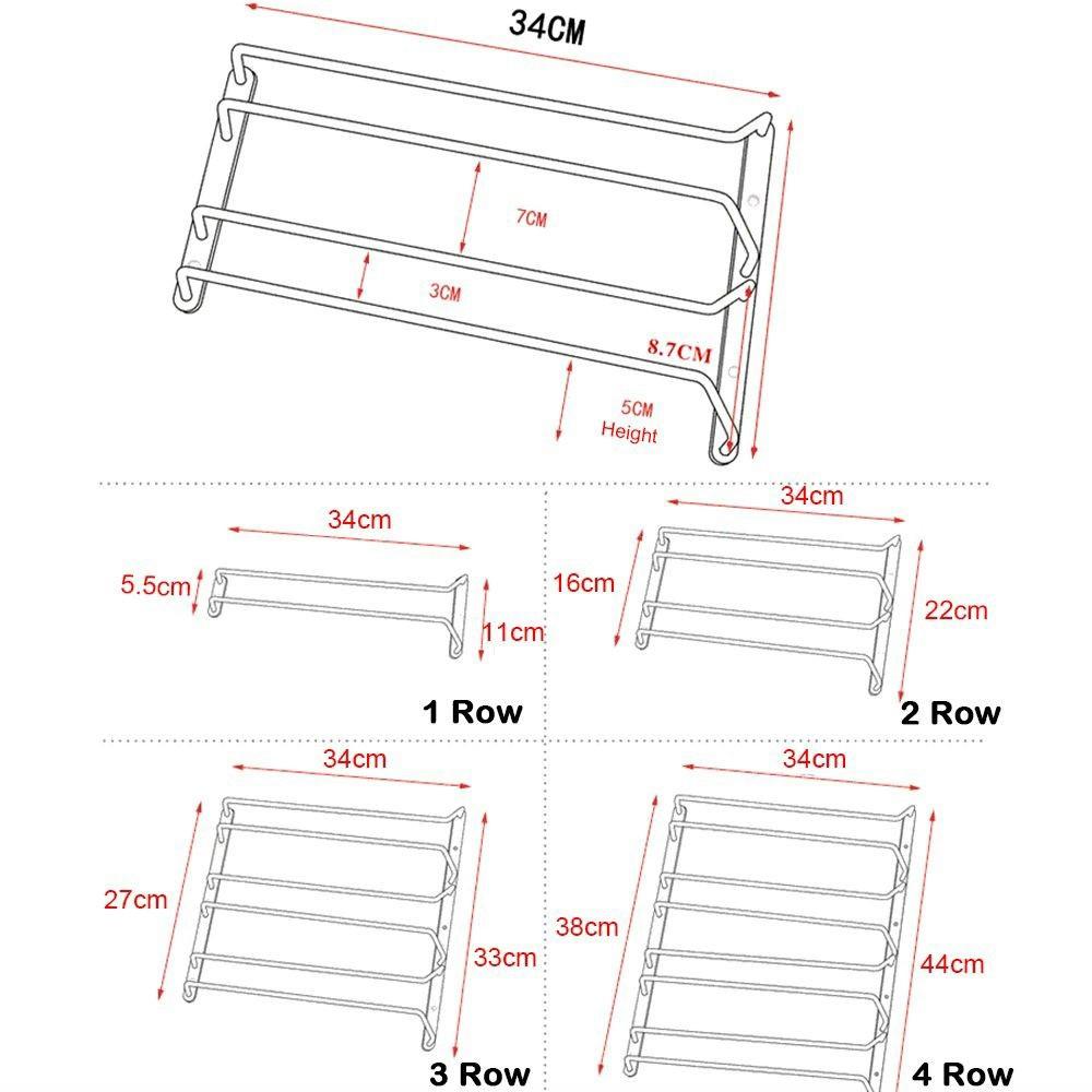 Giá treo ly bắt trần, gắn tường 1/2/3/4/5 hàng