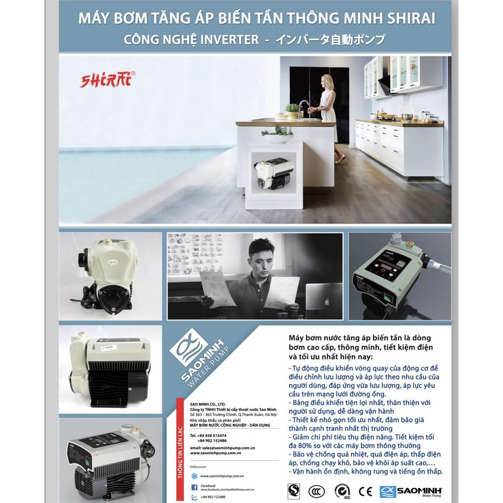 Máy bơm tăng áp biến tần shirai ijlm-600ap