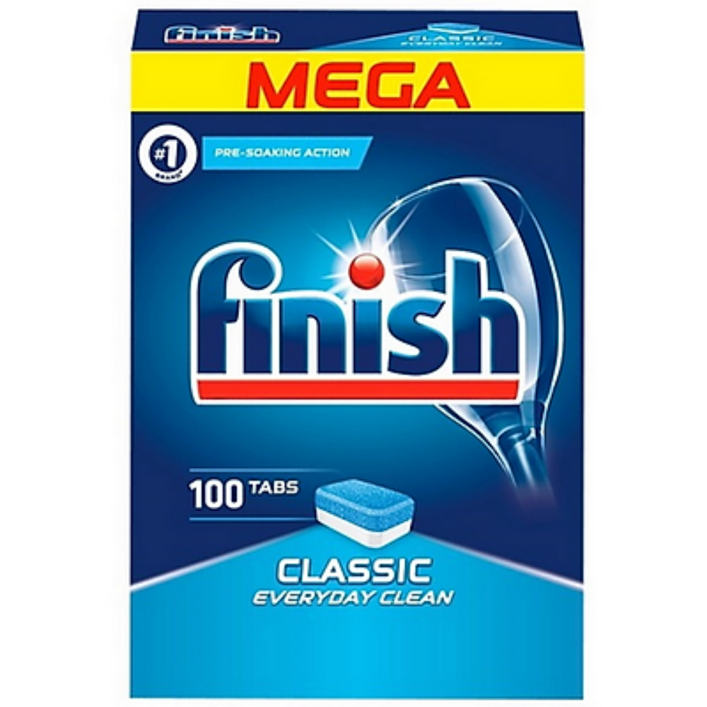 Viên rửa Chén Tổng Hợp Finish 100 Tabs Dùng Cho Máy Rửa Bát