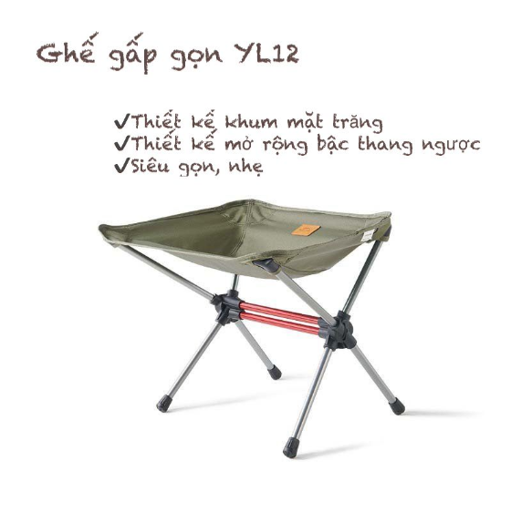 Ghế gấp gọn YL12 NatureHike NH21JU008