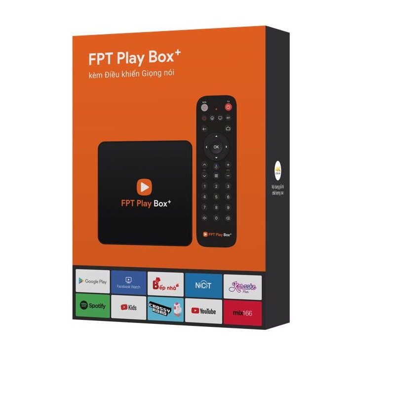 Android tivi box FPT Play Box plus 2019 điều khiển giọng nói tặng bàn phím kiêm chuột mini - Hàng Chính Hãng