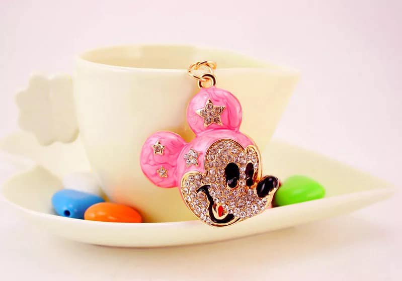 Combo 02 móc khóa hongkong chuột micky
