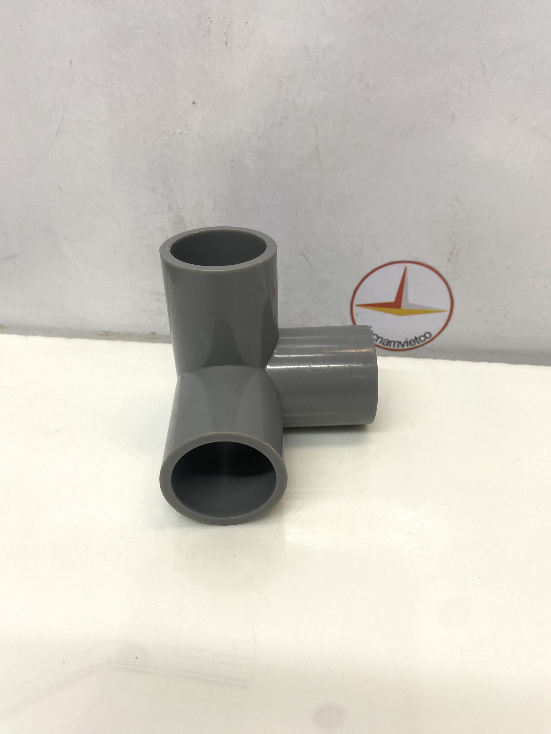 Co góc 3 nhánh, tê góc, co 3 hướng 34 nhựa PVC Bình Minh
