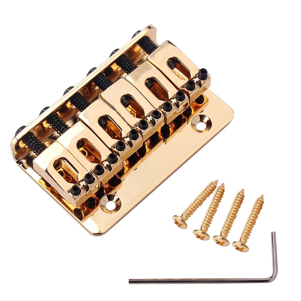 Baoblade Cố Định Đàn Guitar Cầu Hội 6 Dây Đàn Guitar Cầu Hội Vàng Kim Loại