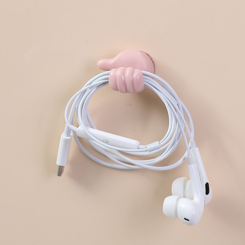 Set 10 Dụng Cụ Dán Tường Hình Bàn Tay Giúp Cố Định Dây Sạc, Vật Dụng Đa Năng Tiện Lợi