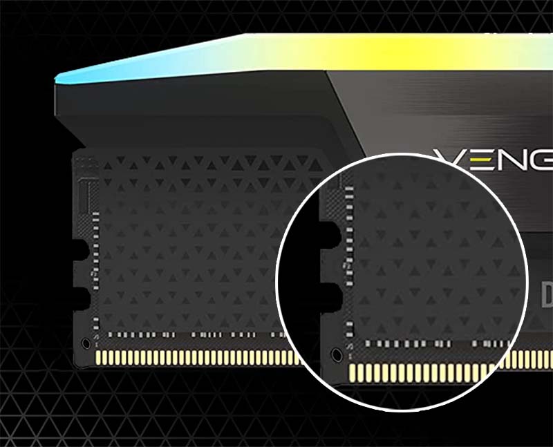 Bộ nhớ trong Corsair DDR5, 5600MHz 64GB 2x32GB DIMM, VENGEANCE RGB DDR5 Black Heatspreader, RGB LED, 1.25V - Hàng Chính Hãng