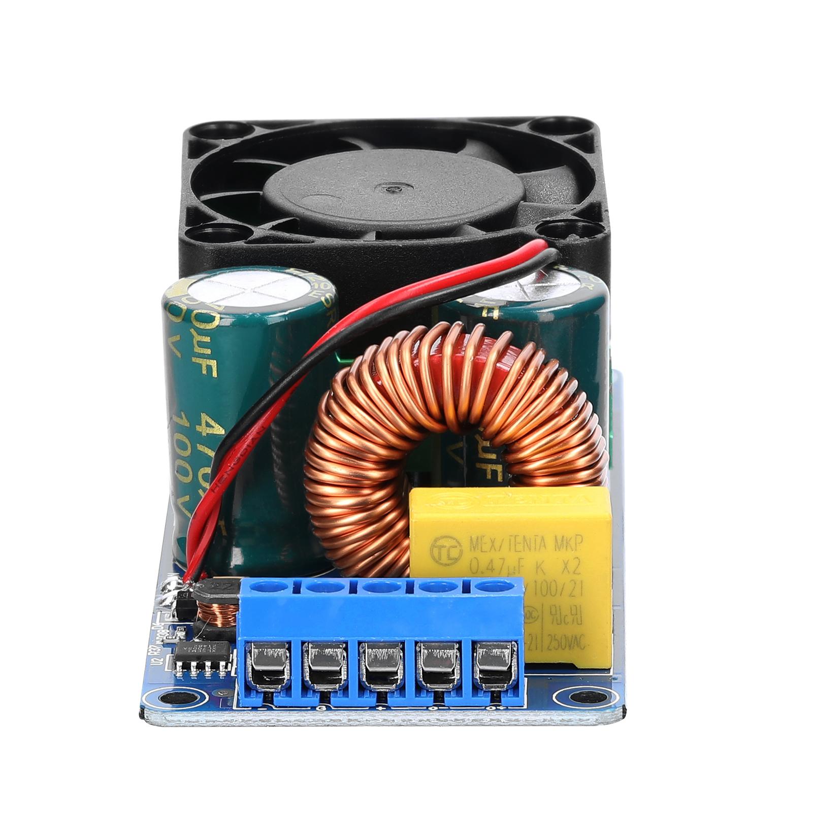 500W IRS2092S Digital Power Amplifier Board Mono Channel Class D HiFi Power Amp Board Module with Cooling Fan