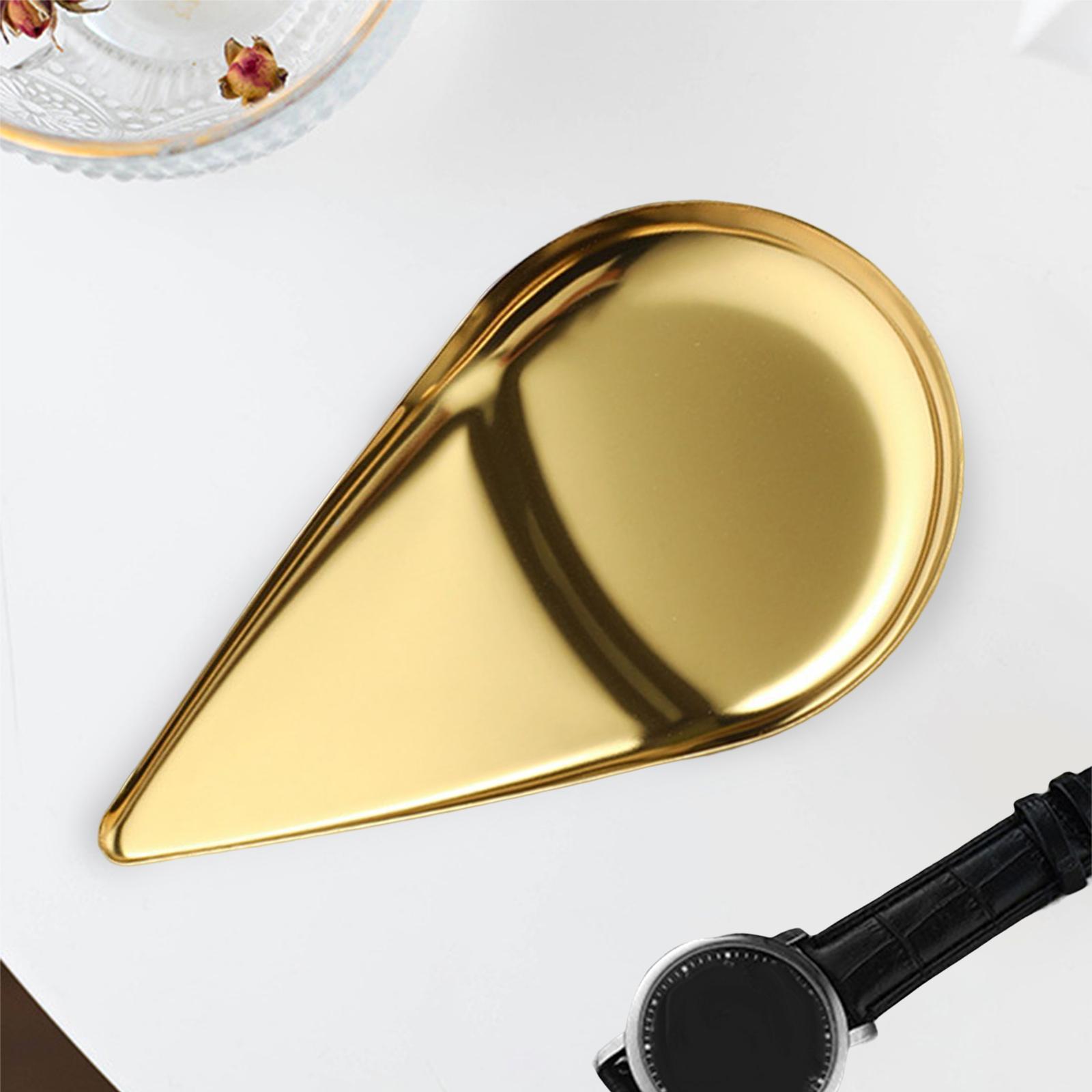 Modern Jewelry Plate Storage Tray Countertop Organizer for Dresser Cosmetic