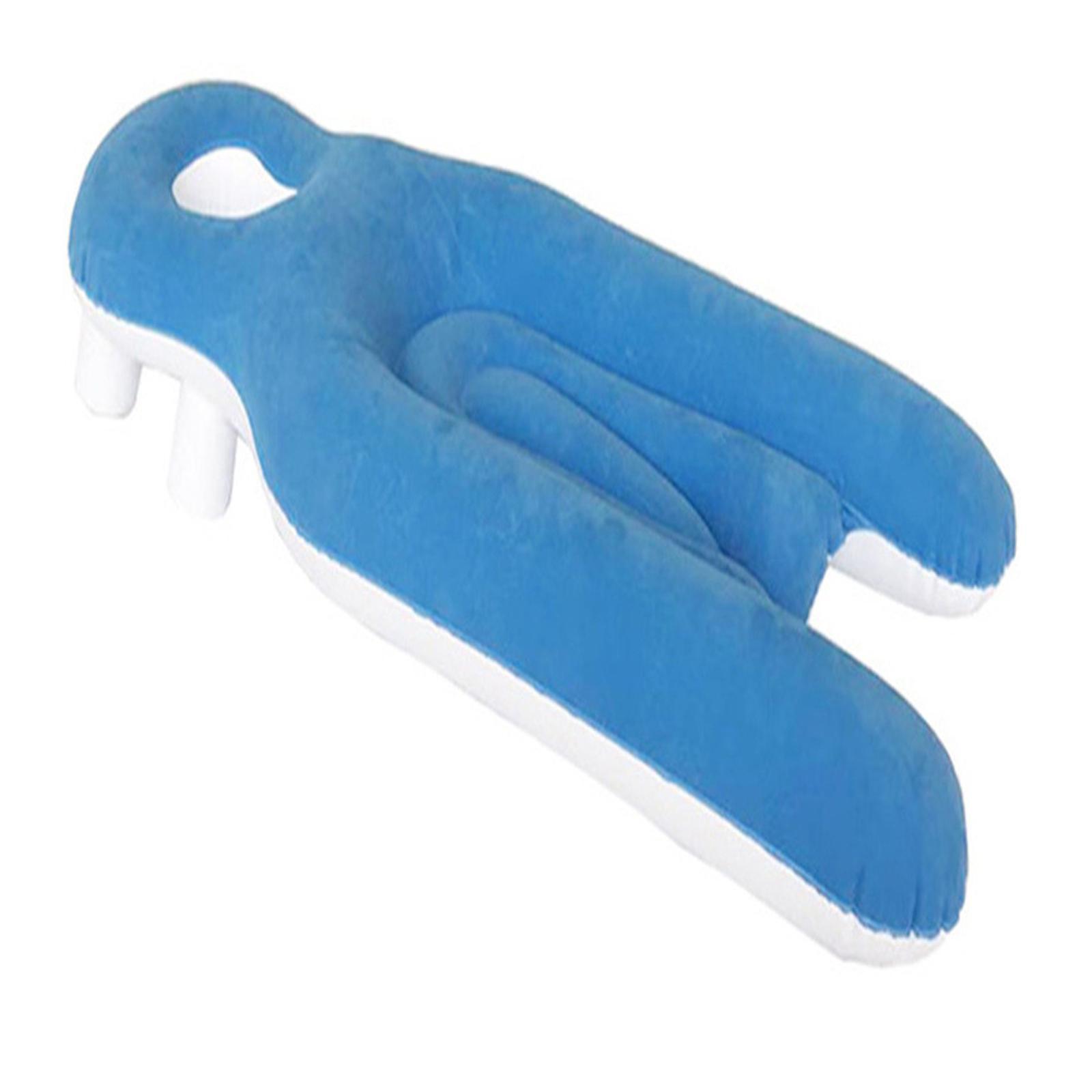 Face Down Pillow Eye Recovery Equipment Comfortable Head and Neck pillow Pillow with Hole Bed Pillow Inflatable for Sleeping Napping