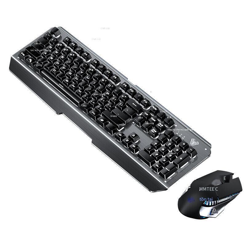 Giao Hàng Nhanh Tarantula T600 Sạc Không Dây Bộ Bàn Phím Và Chuột Chơi Game Cơ Dạ Quang Không Dây Bộ Bàn Phím Và Chuột