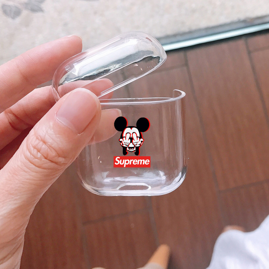 Bao case in hình cho tai nghe Apple Airpods 1 / Airpods 2 / Earpods Hình Chú Chuột Cool Ngầu - Hàng Chính Hãng