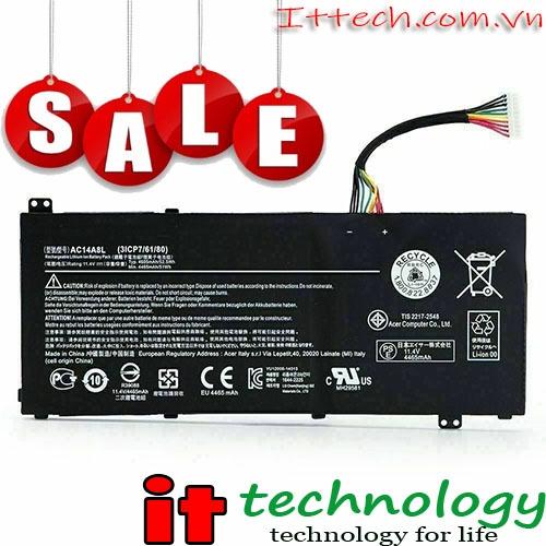 Pin dùng cho Laptop Acer AC14A8L  KT.0030G.001