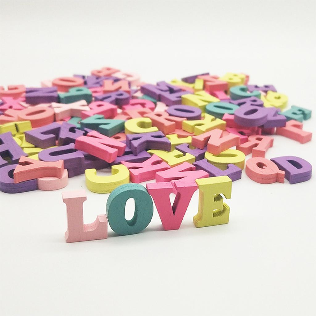 3-6pack 100pcs Wooden Alphabet Letters for Preschool Kids Toddler Educational