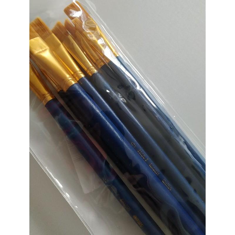 Bộ cọ cán dài màu xanh