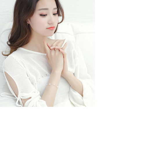 Lắc Tay S925 Kết Hợp Hạt Trai Nước Ngọt BTJ032TK