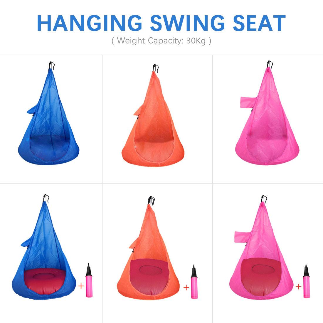 Công Suất Max 30kg Nhà Con Võng Ghế Trẻ Em Ghế Xoay Di Động Ngoài Trời Trong Nhà Vườn Du Lịch Treo Ghế Ngồi Xích Đu