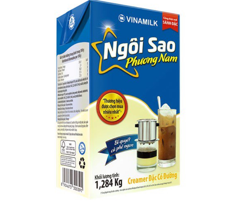 COMBO 6 HỘP CREAMER ĐẶC NGÔI SAO PHƯƠNG NAM XANH BIỂN - HỘP GIẤY 1284G