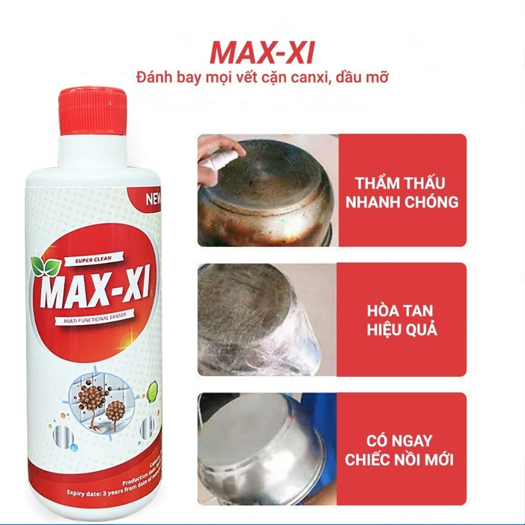 Xịt Tẩy Rửa Đa Năng Max-xi, Xịt Tẩy Rửa Nhà Bếp Max-xi Xịt Đến Đâu Sạch Đến Đó, Tẩy Rửa Đa Năng Max- xi Sử Dụng Cho Mọi Không Gian- Hàng chính hãng