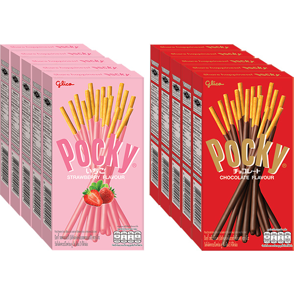 Bánh que Pocky Happy Set A x 10 Hộp