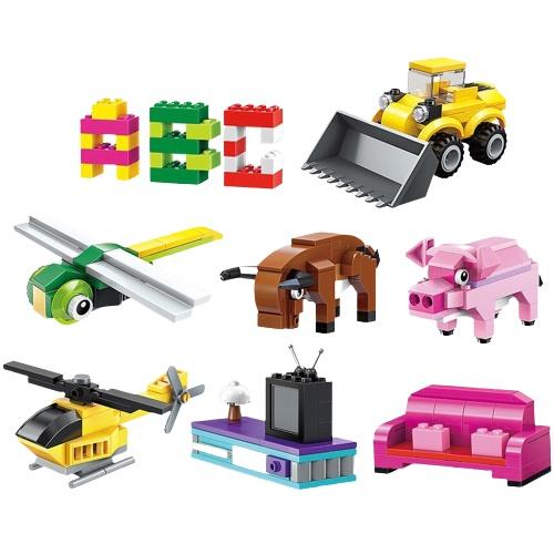 Bộ Đồ Chơi Trí Tuệ Xếp Hình 460 Chi Tiết Cho Bé Tập Lắp Ráp Sáng Tạo