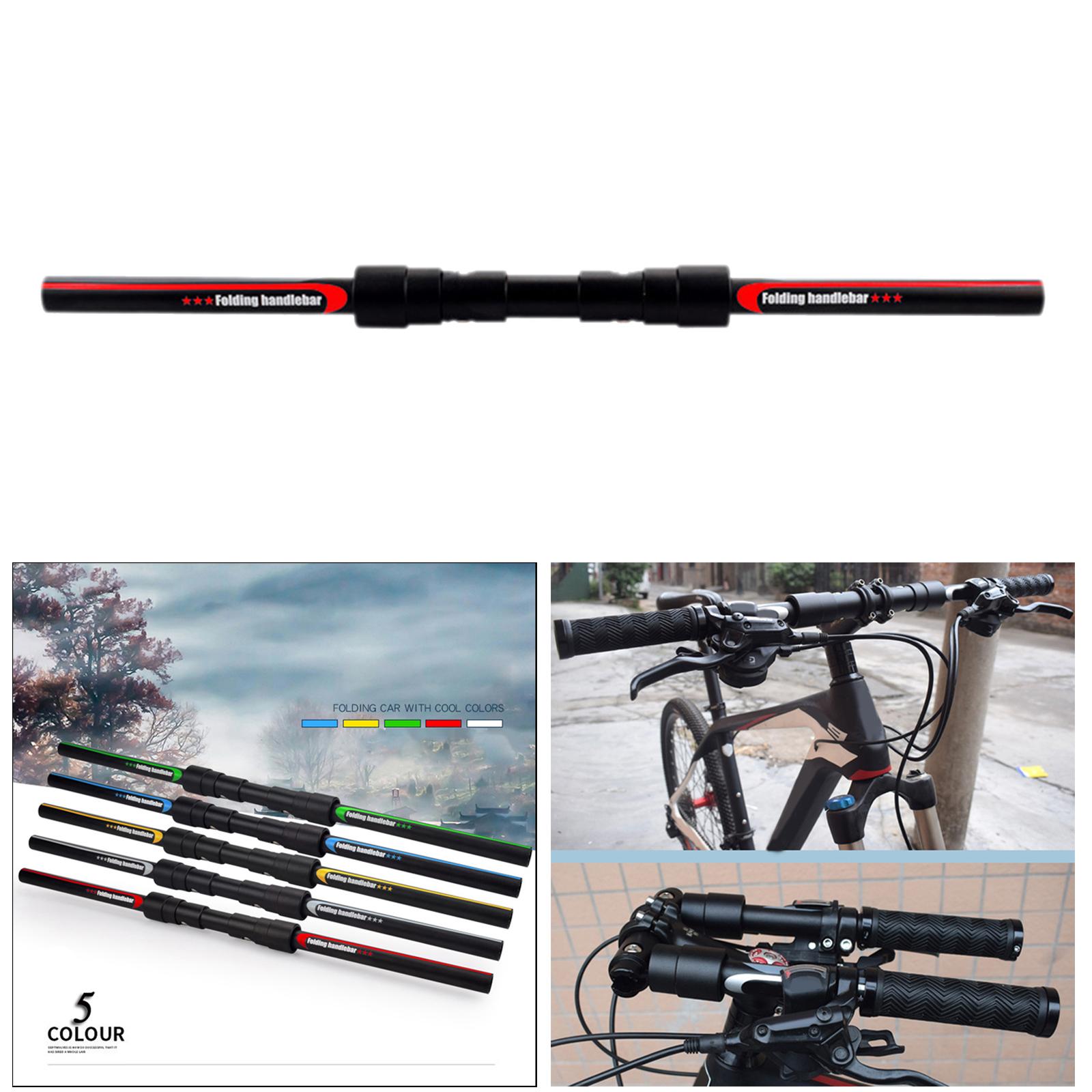 Bike Folding Handlebar Aluminum Alloy Electric Scooter MTB Road Bicycle Handlebars Quick Release Foldable Handle Bar 31.8mm/25.4mm