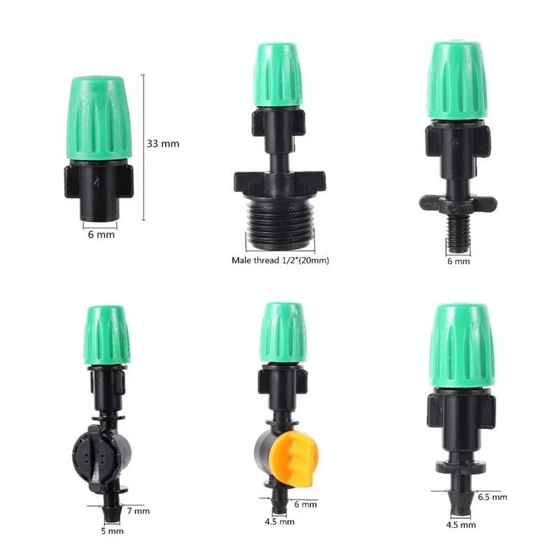 Béc phun sương tưới hoa lan, cây cảnh, cấp ẩm, giảm bụi