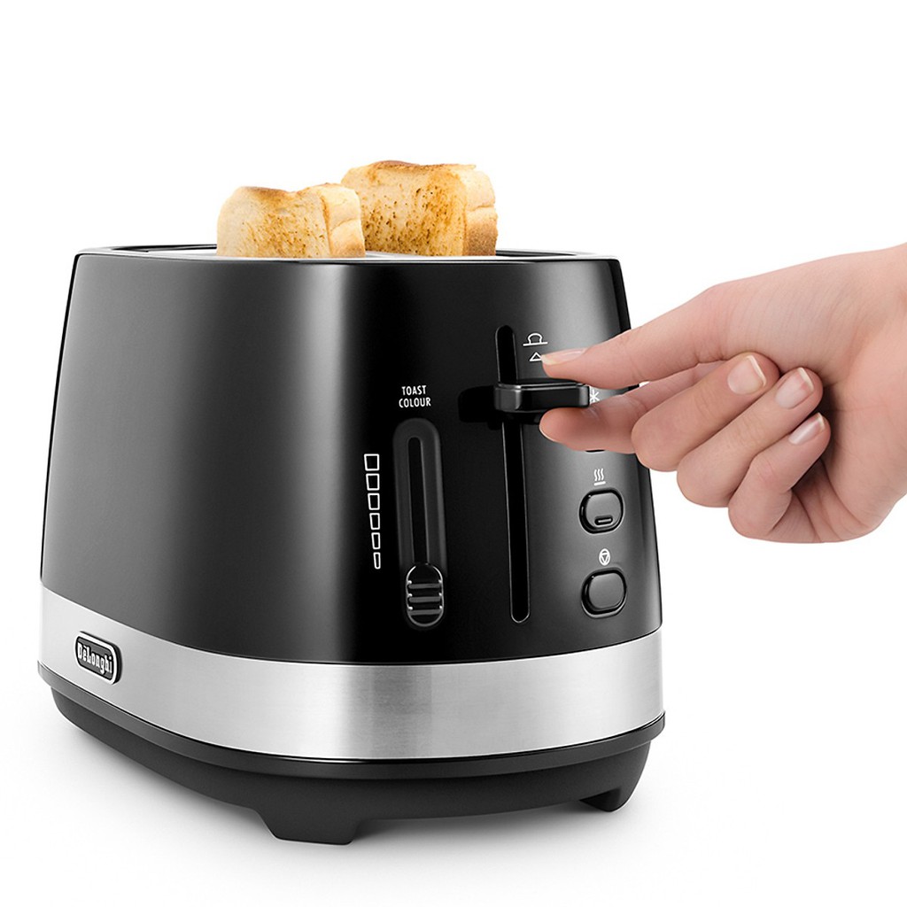 Máy Nướng Bánh Mì Delonghi CTLA2103.BK - Đen - Hàng chính hãng