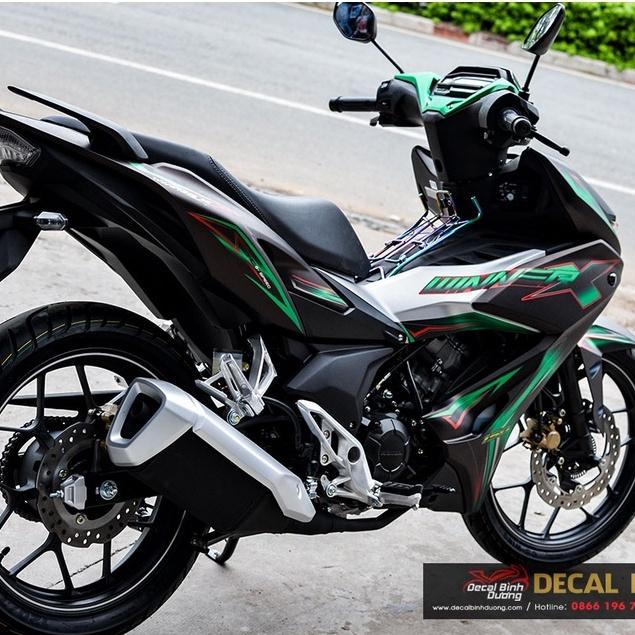 Tem Trùm dành cho Winner X Đen Nhám Phối Xanh Lá