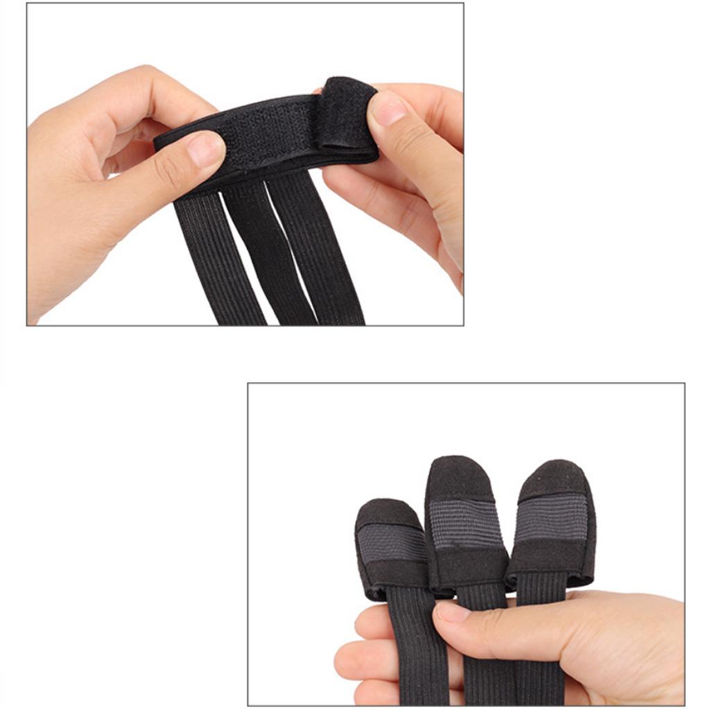 3 Finger Archery Protector Tab Guard Glove for Tradition Bow Hunting
