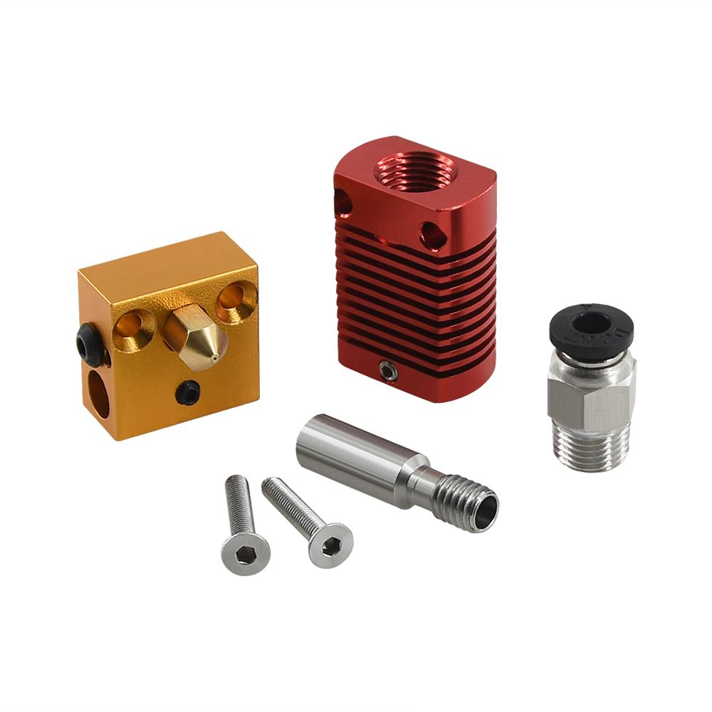 MK8 Lắp Ráp Máy Đùn Nóng Cấp Bộ Ender 3 CR10 Máy In Đầu Phun 1.75Mm 0.4Mm Nhôm Làm Nóng Khối 3D Phụ Kiện Máy In