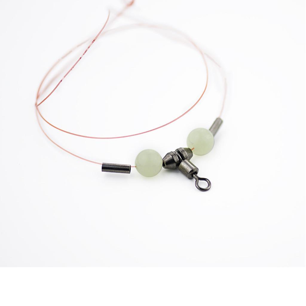 10pcs/set Fishing Swivels Cross-line Swivels Line Lures Connector Rig Rings