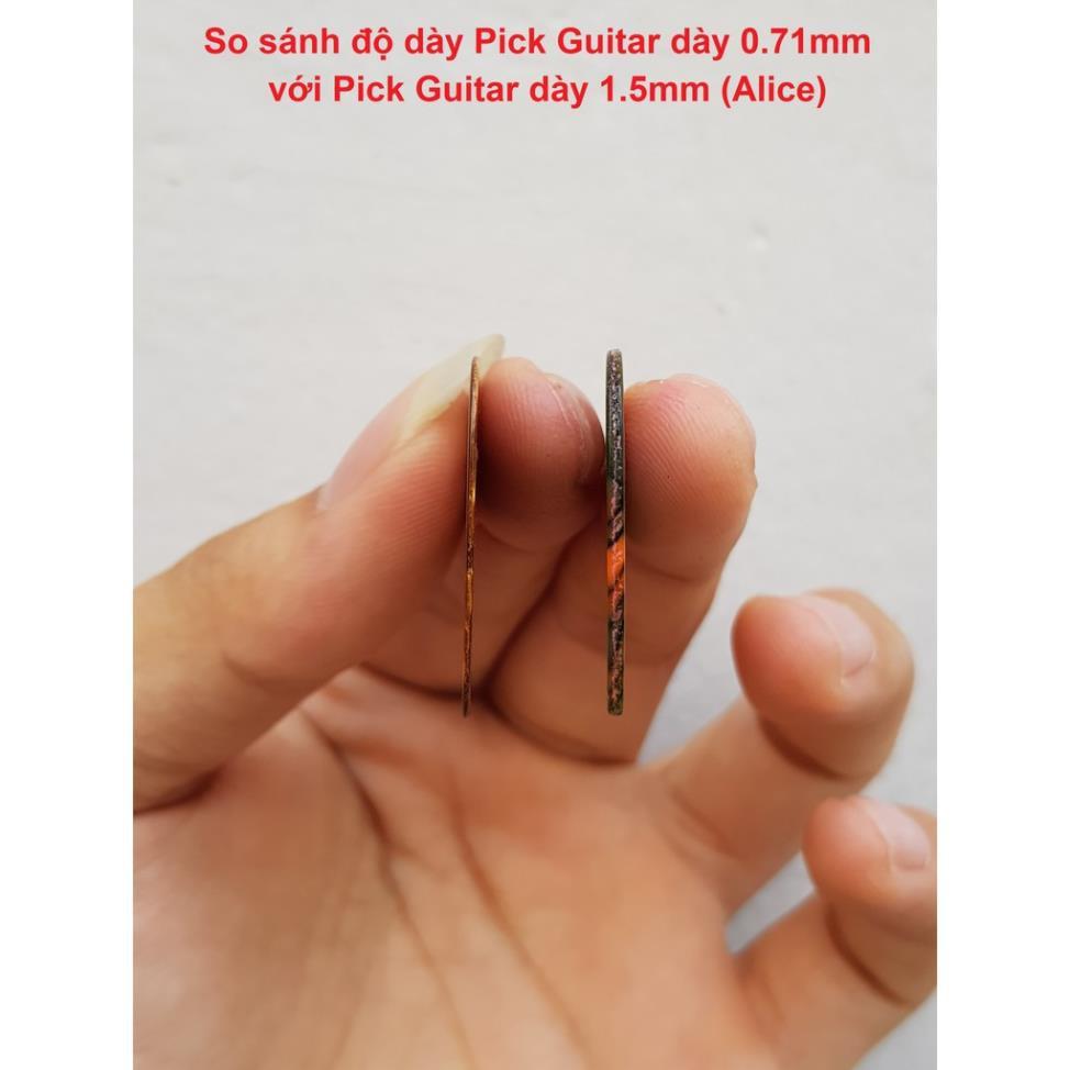 | 0.71mm | Pick gảy - phím gảy Alice dành cho đàn Guitar/Ukulele |