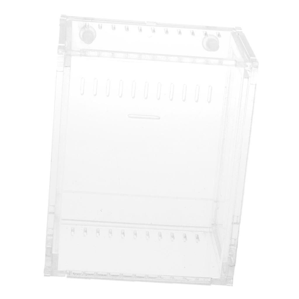 Clear Terrarium Box Reptile & Amphibian Breeding Box for Snake Lizard Turtle