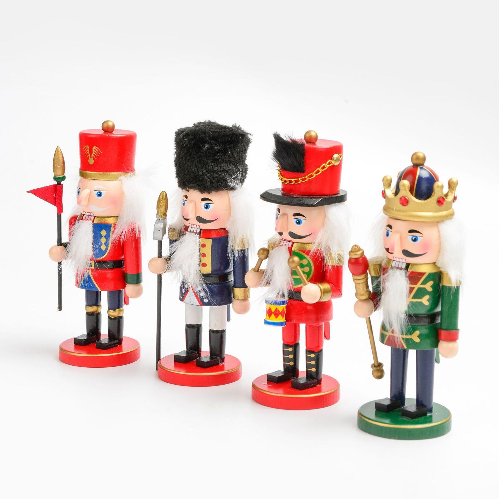 Nutcracker Figurine for Party Festive Bookcase Desktop Decorative