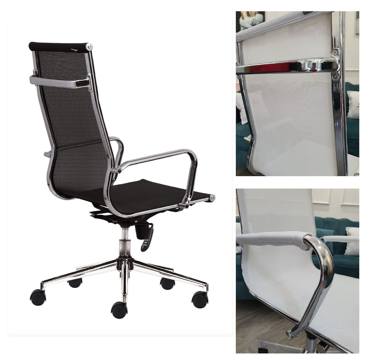 Ghế Làm Việc Chân Xoay AMA-M1007-04