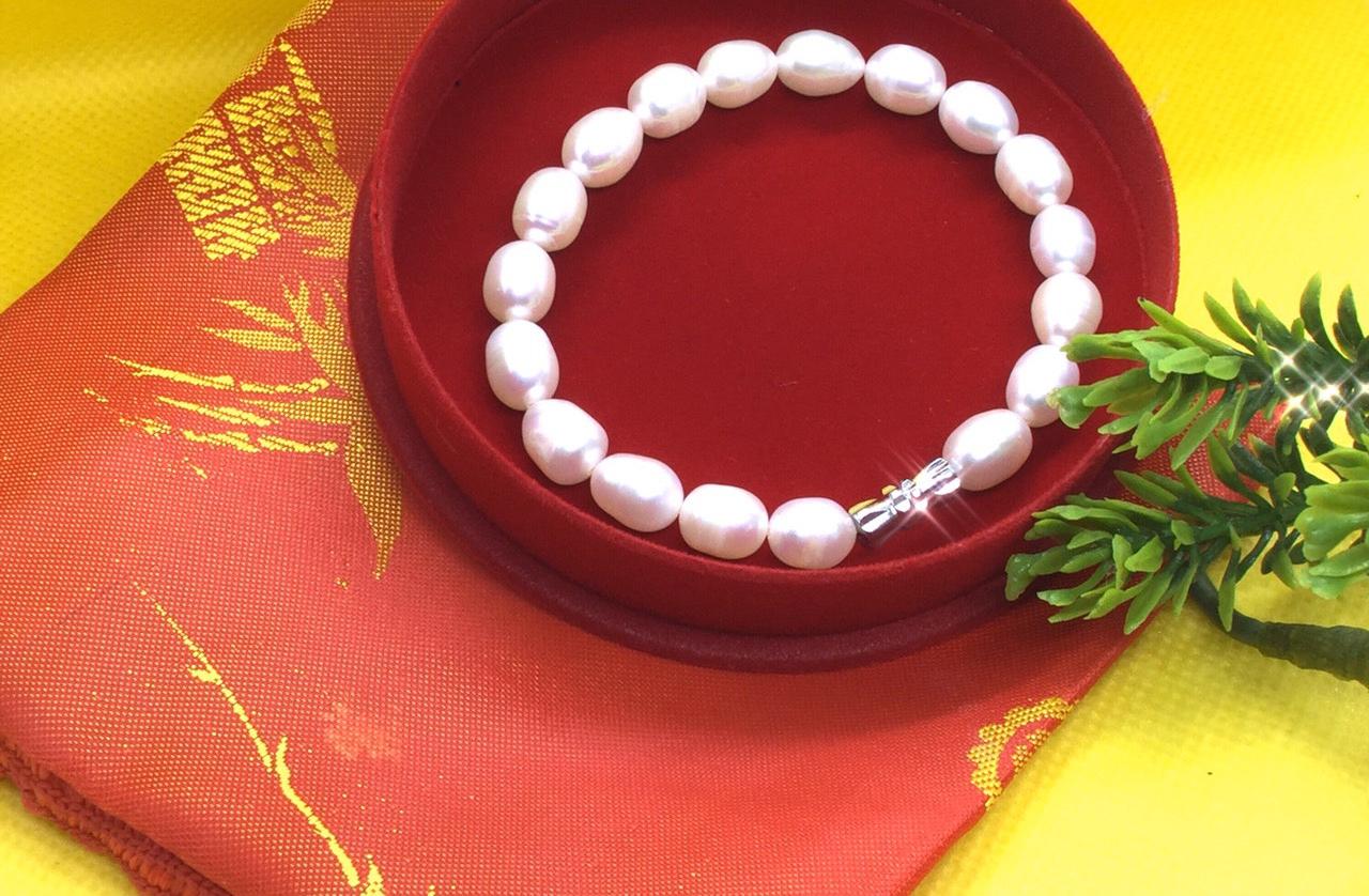 VÒNG TAY NGỌC TRAI THIÊN NHIÊN 100% đủ size
