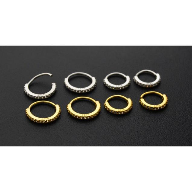 Bông tai vòng đá