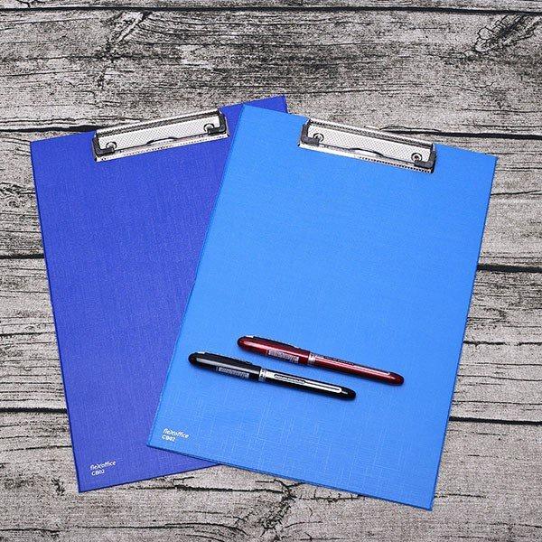 Bìa trình ký đơn Thiên Long Flexoffice FO-CB02 - Khả năng chứa 100 tờ A4 - Xanh