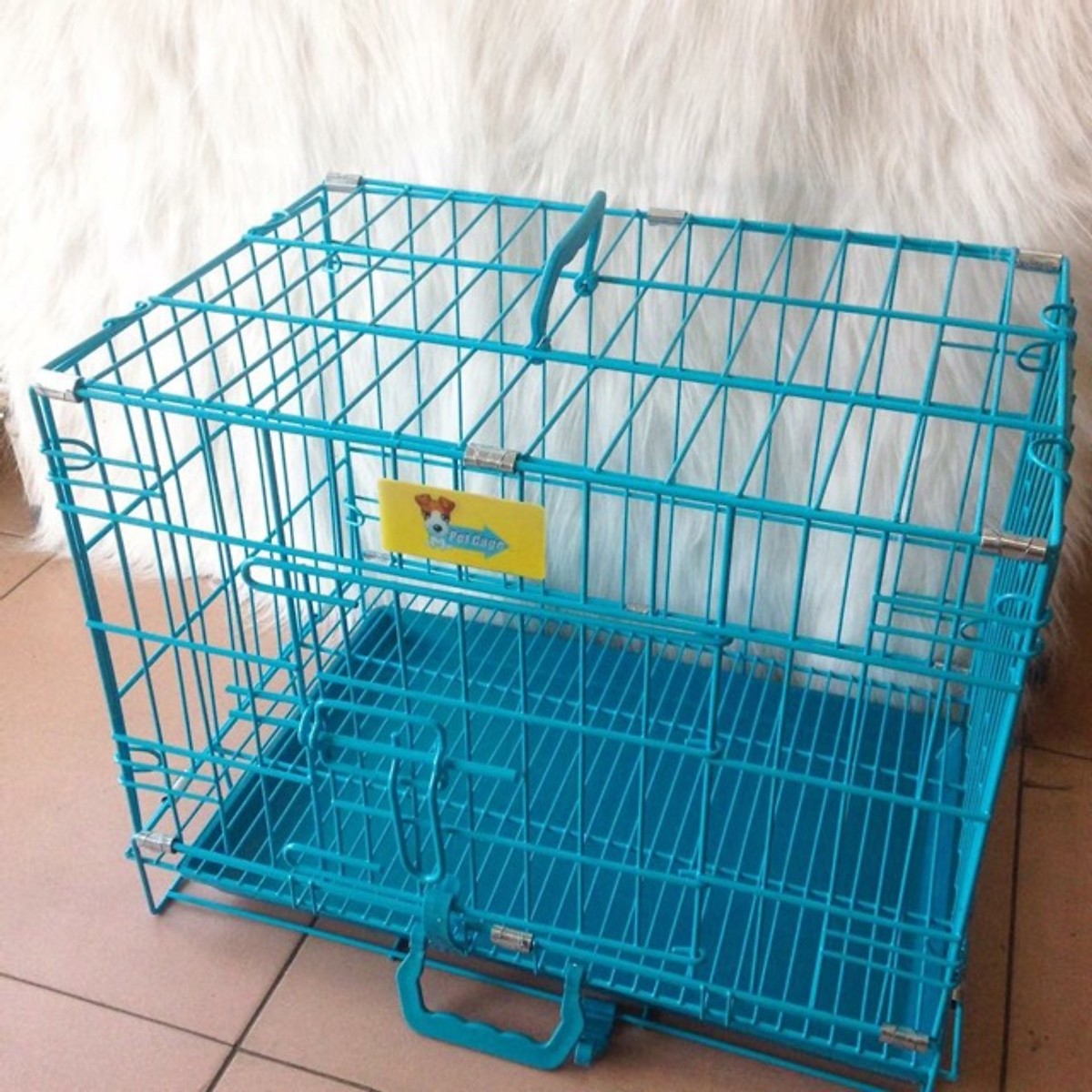 Chuồng nuôi nhốt chó mèo dạng gấp gọn -LỒNG SƠN TĨNH ĐIỆN XUẤT KHẨU NAN DÀY SunzinSD