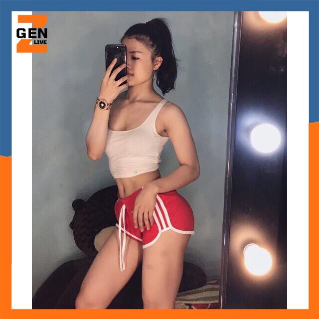Quần Short Thun Nữ Viền 3 Sọc, Chất Vải Mềm Co Giãn - LZ FASHION - HN007